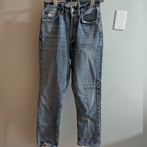 Agolde Straight Leg Blue Jeans Women's Size 23